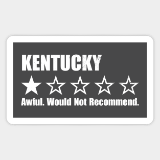 Kentucky One Star Review Magnet